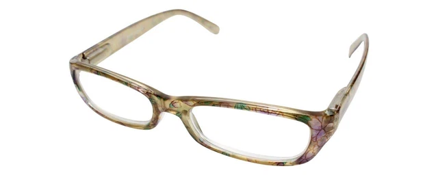 Calabria Dora Round&Oval Designer Blue Light Block Glasses 50 mm in Lemon Yellow