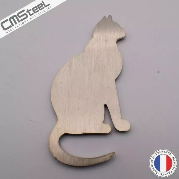 Magnet Chat en Inox