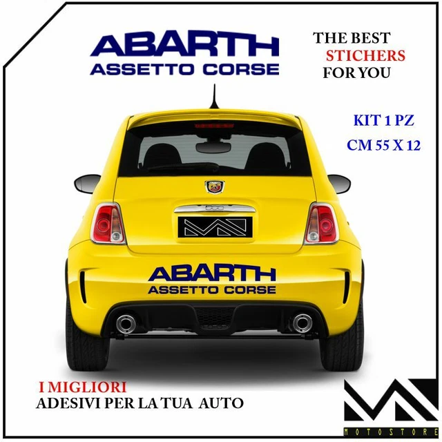 FIAT 500 ABARTH Logo Sticker Racing Tuning Dot Color Blue £8.59 ...
