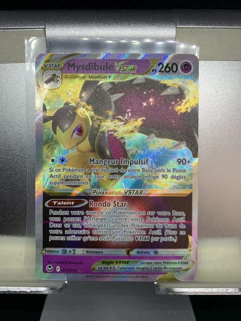 Goupix d'Alola VSTAR 197/195 Arc en Ciel Secrète - Ultraboost X Epée et Bouclier 12 Tempête Argentée - Coffret de 10 Cartes Pokémon Françaises