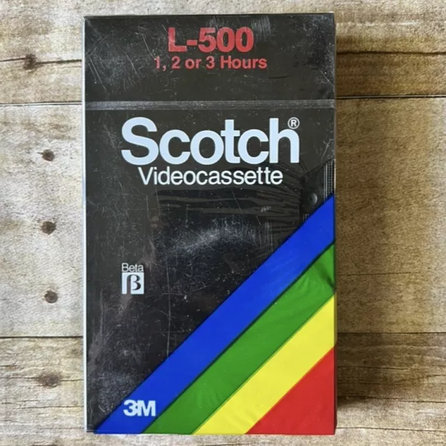 Scotch L500 Blank BETA TAPE NEW SEALED