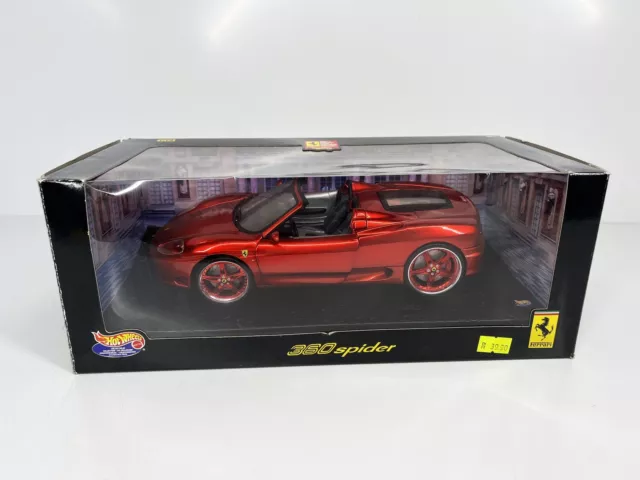 1:18 - Hotwheels - Ferrari 360 Spider 27774 // VO 13 389