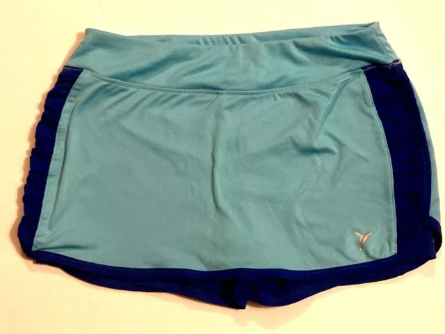 OLD NAVY ACTIVE Girls' Teal & Blue Athletic Skirt/Skort ~ Sz L (10-12)