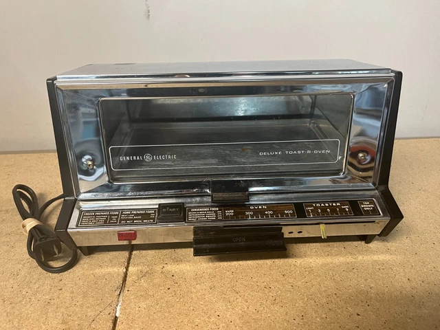 Vintage GE General Electric Deluxe TOAST-R-OVEN TOASTER A9T93B Tested T93B