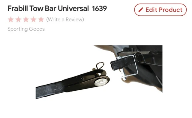 Frabill Universal Shelter Tow Bar No.1639
