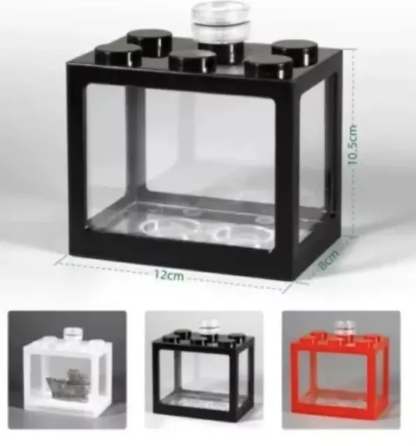 Desktop Aquarium Fish Tank With Light Battery Type Small Tank Aquarium