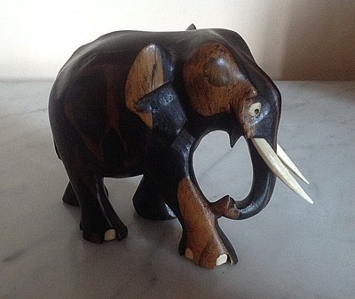 Elephant 2 Divers Beau Elephants Boîtes à Bijoux Sculptures 