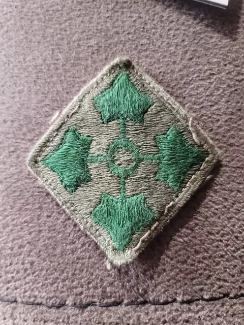 Original US Army 4th INFANTRY DIVISION WW2 Patch