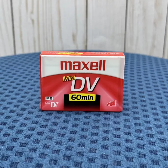 Casete de video digital Maxwell Mini DV 60 minutos nuevo y sellado de fábrica