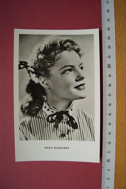Romy Schneider / Postkarte / Film Foto / Autogrammkarte - Schorchtfilm 1956 2