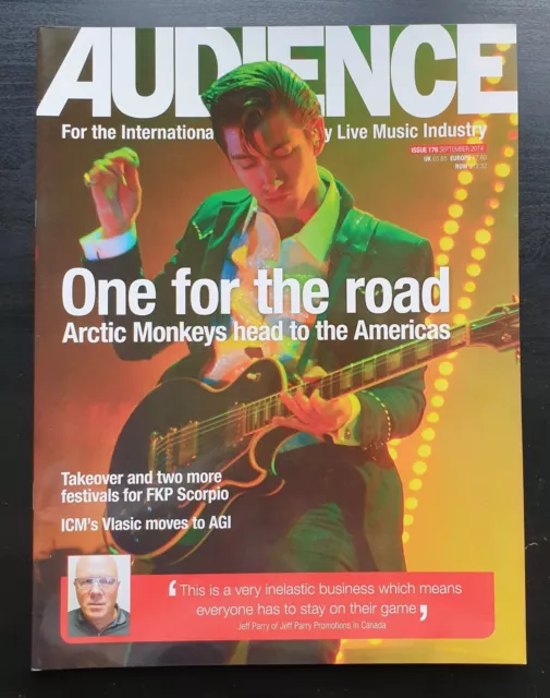 ALEX TURNER, ARCTIC MONKEYS  COVER, No. 176/2014, MUSIC TRADE MAGAZINE AUDIENCE