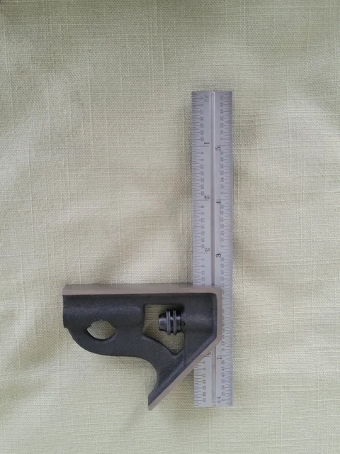 Starrett No. 16R Grad Machinist Combination Square 6" Rule Starrett No. 16R Grad Machinist Combination Square 6" Rule