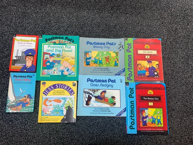 VINTAGE RETRO POSTMAN Pat Books - Book Bundle x 8 - Fast Dispatch £23. ...