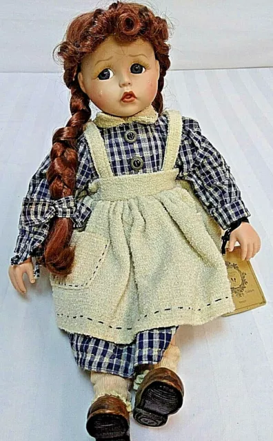 Yesterday Child Collectible Limited Edition Porcelain Doll Jaime 18"