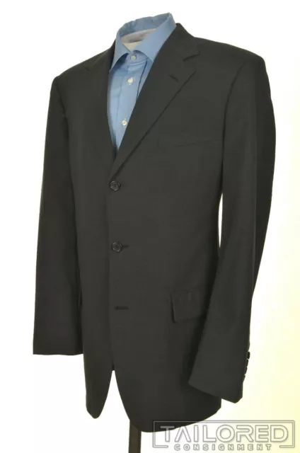 BROOKS BROTHERS BrooksEase Gray 100% Wool Mens Blazer Sport Coat Jacket - 40 L