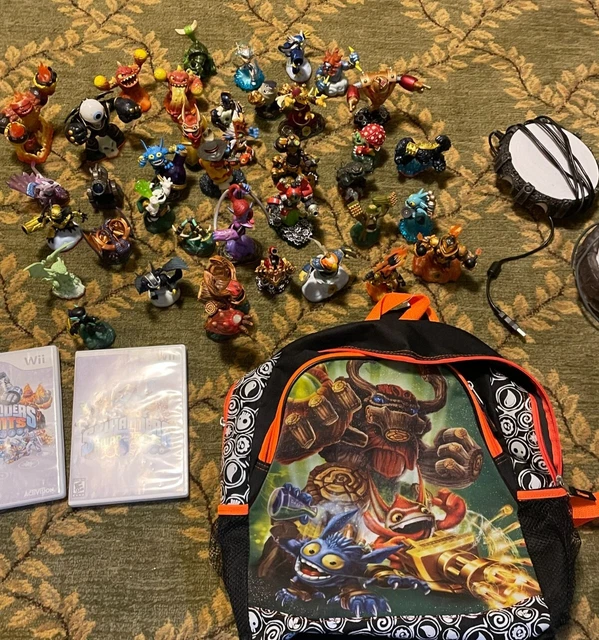 Skylanders Bundle Pack w/ two games, Skylanders Giants backpack and 36 Skylander