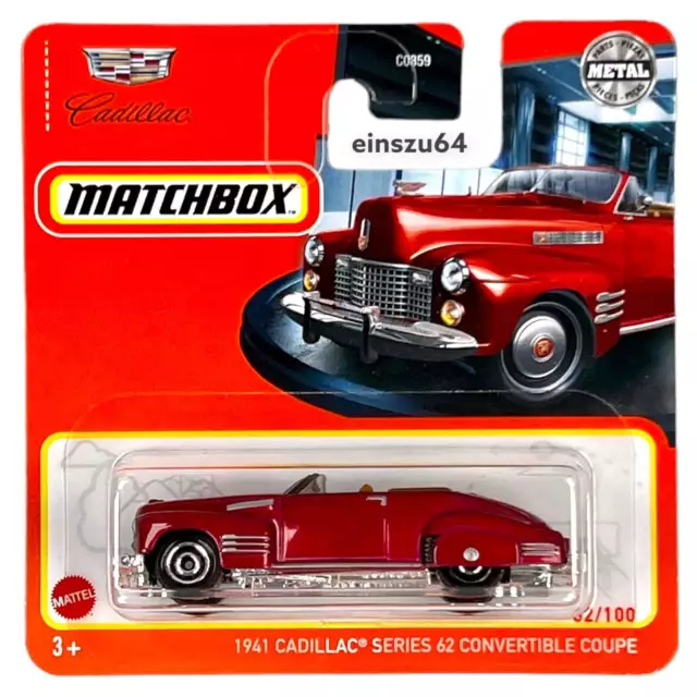 Matchbox 2022 - 1941 Cadillac Series 62 Convertible Coupe - HFR79 - 62/100 - OVP