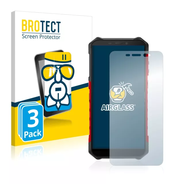 3x Flexible Protection Ecran Verre Film Protecteur pour Ulefone Armor X5 Robuste