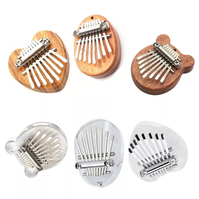 8-Key Mini Kalimba Thumb Piano Finger Percussion Pocket Musical Tool Gift Toy