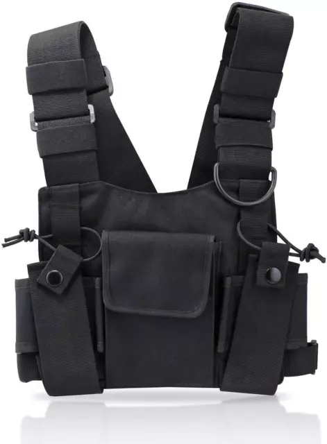 Tactical Tactic V2 &ndash; Custodia Porta Radio In Nylon Per Gilet (taglia Unica, Ambidestra)