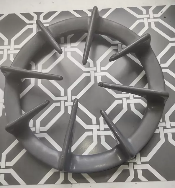 GE Cooktop Burner Grate - Gray (some wear) Part # WB31T10002