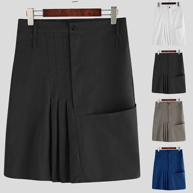 Gonna uomo kilt primavera tempo libero inverno cosplay costumi moda gotico irlandese