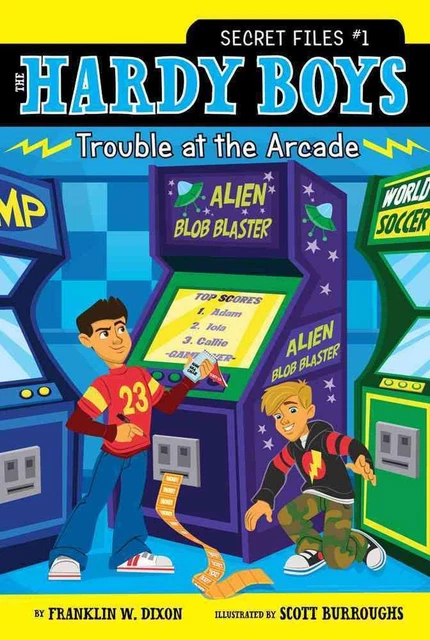 Trouble at the Arcade by Franklin W. Dixon (English) Paperback Book