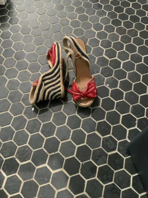 Kate Spade New York Women's Strappy Platform Wedge Sandals  Size 7