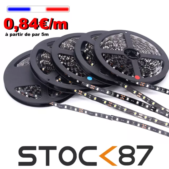 Strip 3528 Black PCB  5M 300LED red, yellow, green, blue LED - 60LED/m