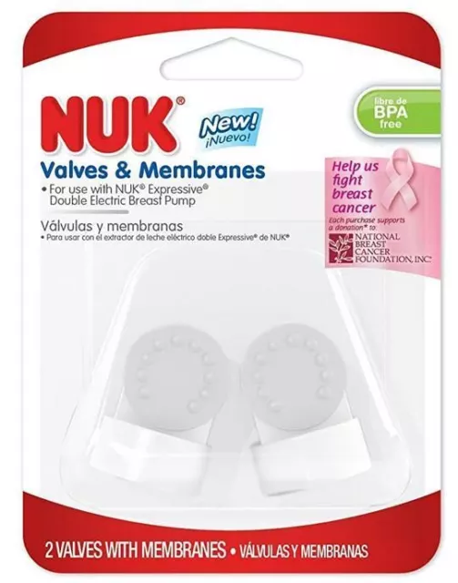 Nuk Pièce de Rechange Valves Et Membranes, 2 Comte, Vendu Out Everywhere