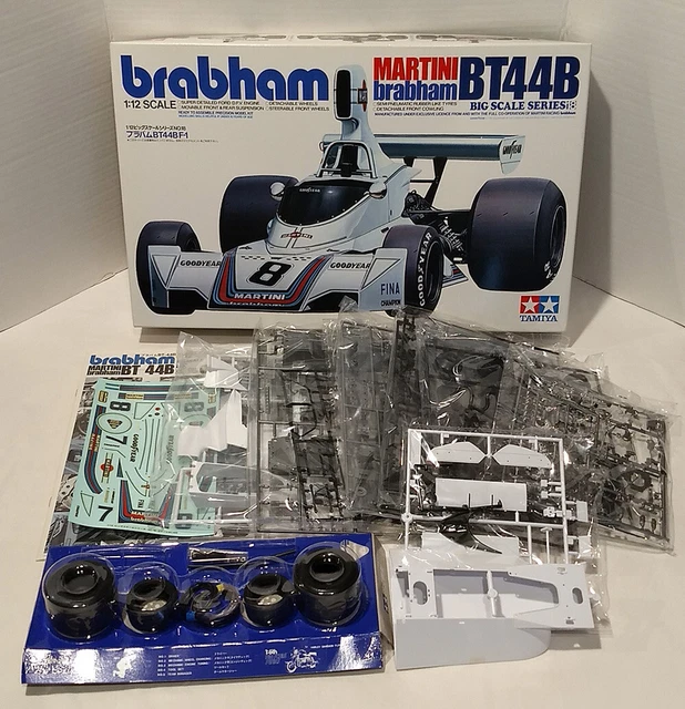 TAMIYA MARTINI BRABHAM BT44B 112 Big Scale Model Kit 12018 VINTAGE NEW