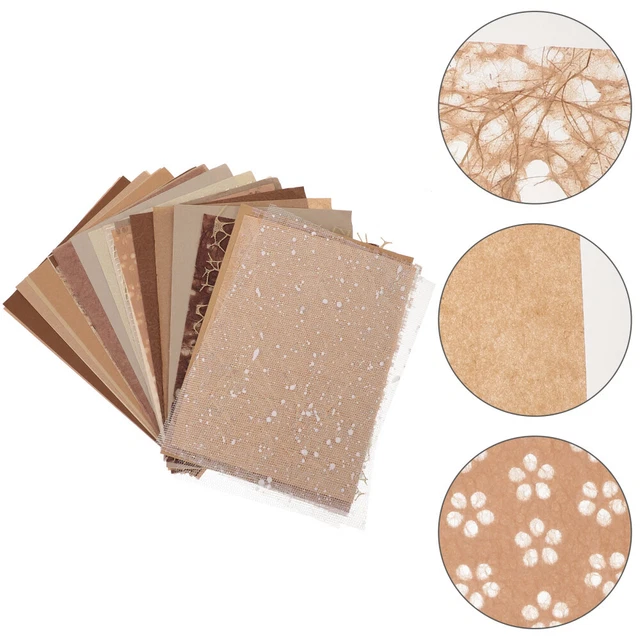 30 hojas papel artesanal, papel de fondo álbum de recortes, decorativo
