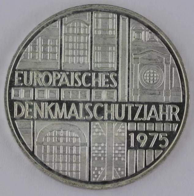 GERMANY 1975 F 5 Mark 11.2 Gram Silver Proof Coin European Historic Monuments