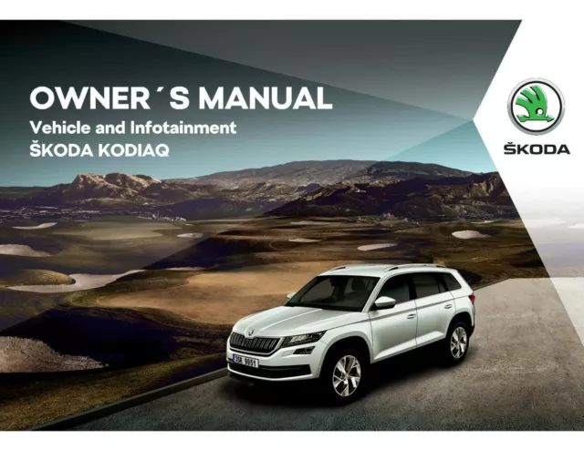 Skoda Kodiaq Owners Manual Handbook All Years - New Print - Free Postage