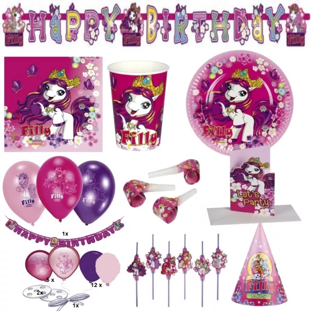 Filly Fairy - Alles zum Kindergeburtst​ag - Geburtstag Pferde Party Set Kinder