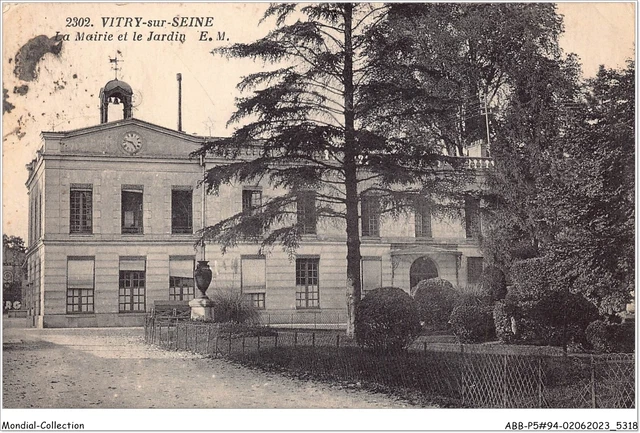 ABBP5-94-0427 - VITRY-SUR-SEINE - la mairie et le jardin