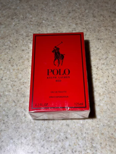 Polo Red Cologne by Ralph Lauren, 4.2 oz EDT Spray for Men NEW