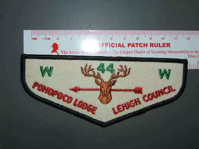 Boy Scout OA Pohopoco Lodge 44 F1 First Flap 1677U