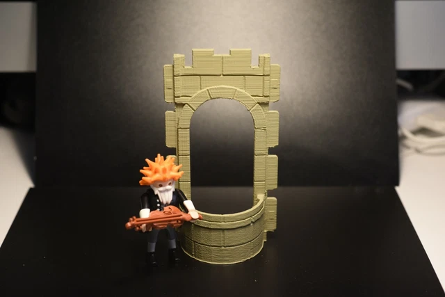 Pièce Playmobil 3D Mur Médieval - Custom Pour Château, Type STECK 3666, Sans Marque