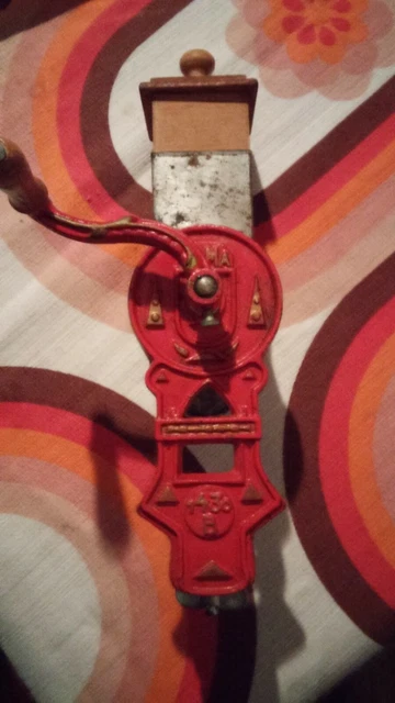 Antiguo Rallador Pan Vintage Elma 1430B Hierro Fundido Y Madera Buen Estado 3