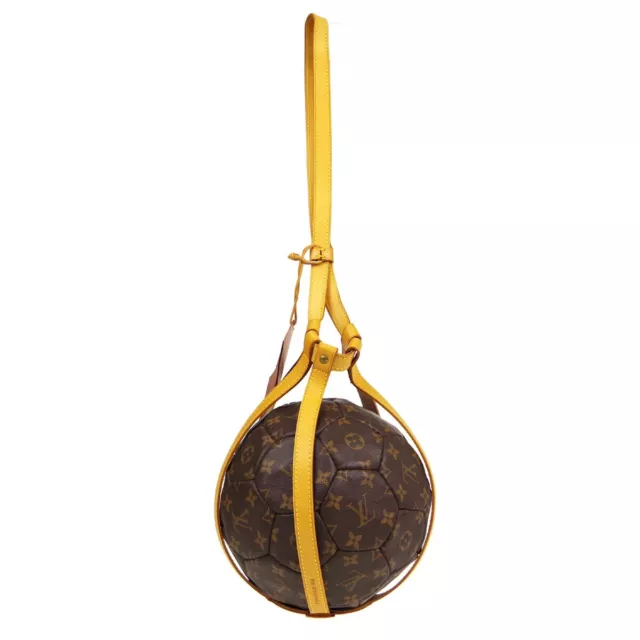 LOUIS VUITTON soccer ball M99054 Monogram PVC coated canvas Brown Used  unisex LV