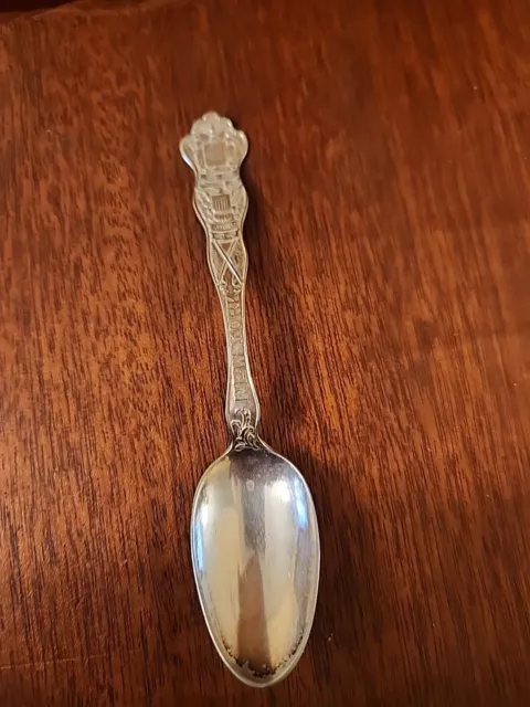 Vintage "NEW YORK" Collectible Silverplate Souvenir Spoon, Wallace A-1-+