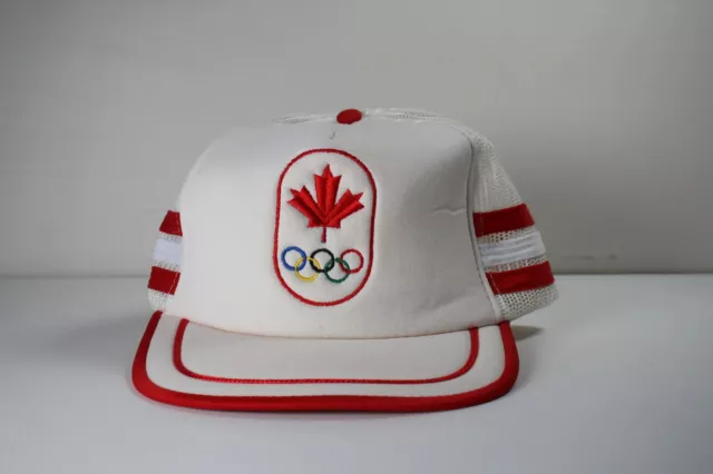 Calgary 1988 Olympic winter games 3 stripe hat