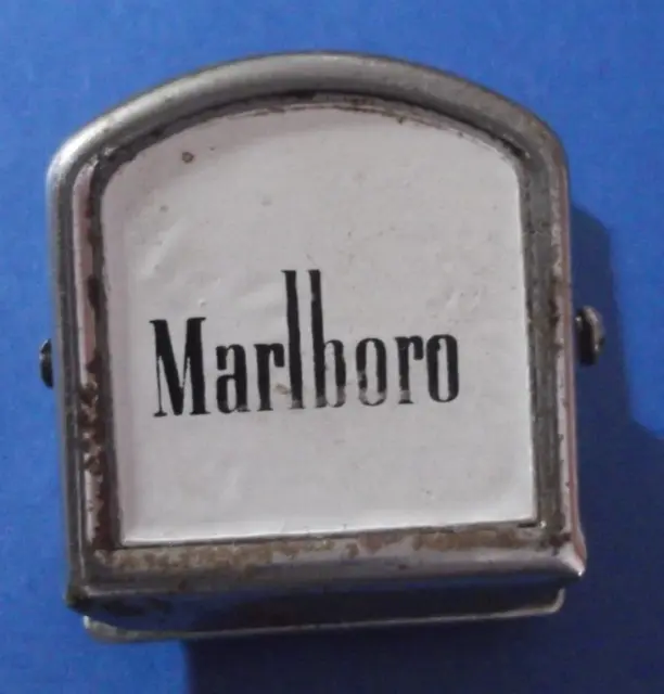 Vintage 1960s Publicidad Clip/Abrazadera de Papel Metálico - MARLBORO !!!