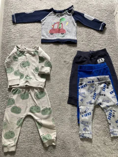 Baby Boy Clothing Bundle Inc Gap Baby - 12-18 Months Leggings / Joggers / Tops
