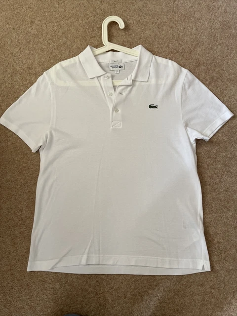 Polo bianca Lacoste taglia Fr 4 US M