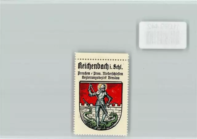 11099442 - Reichenbach im Eulengebirge Vignette Wappen Kaffee Hag ca 1920-1940