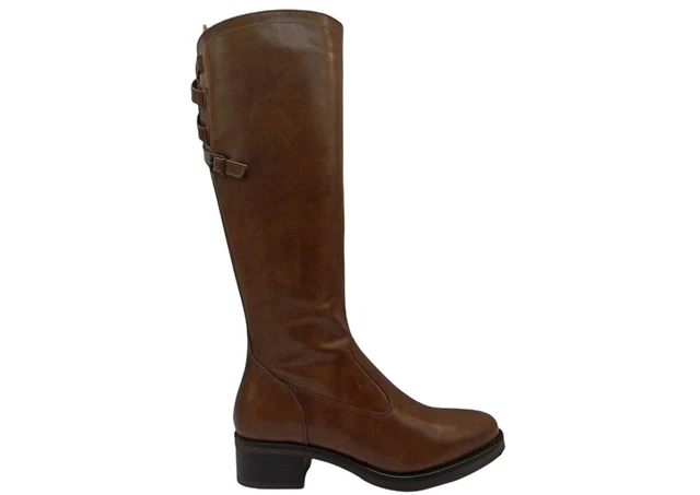 Bottes De Femme Nero Giardini I117601D en Cuir Sans Talon Casual Zip Cuir 41