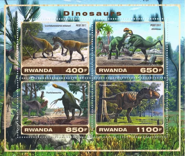 Bloque 2017 Prehistórico Animales Fauna Dinosaurios de Techo Flora