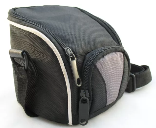 Black Case/Bag For Digital Bridge Camera With Shoulder Strap